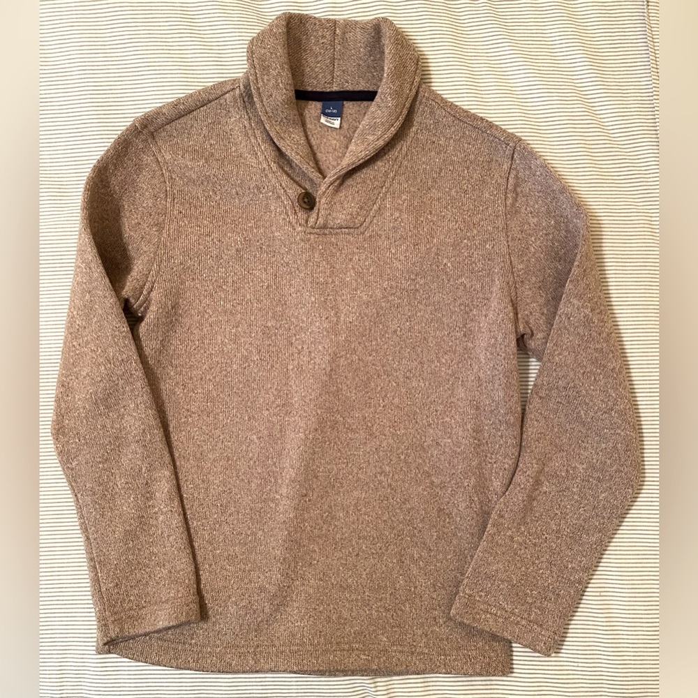 Boys Old Navy camel colored sweater